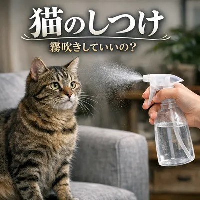 猫 しつけ 霧吹きしていいの？
