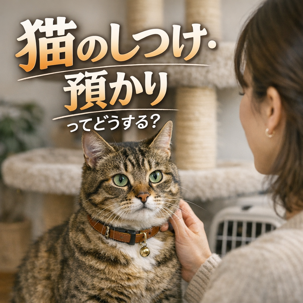 猫 しつけ 預かりってどうする?