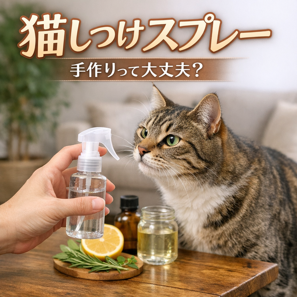 猫 しつけ スプレー 手作りって大丈夫?