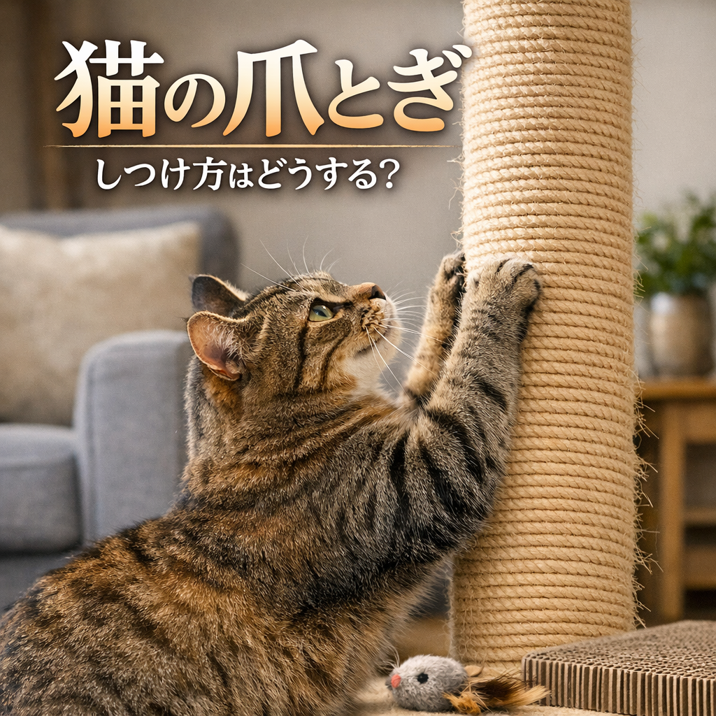 猫 爪とぎ しつけ方はどうする？