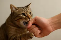 猫の噛み癖は治せる？原因別のしつけ方とやってはいけないNG対策