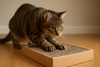 猫の爪とぎを段ボールでしつける方法とは？すぐ使ってくれる置き場所のコツ