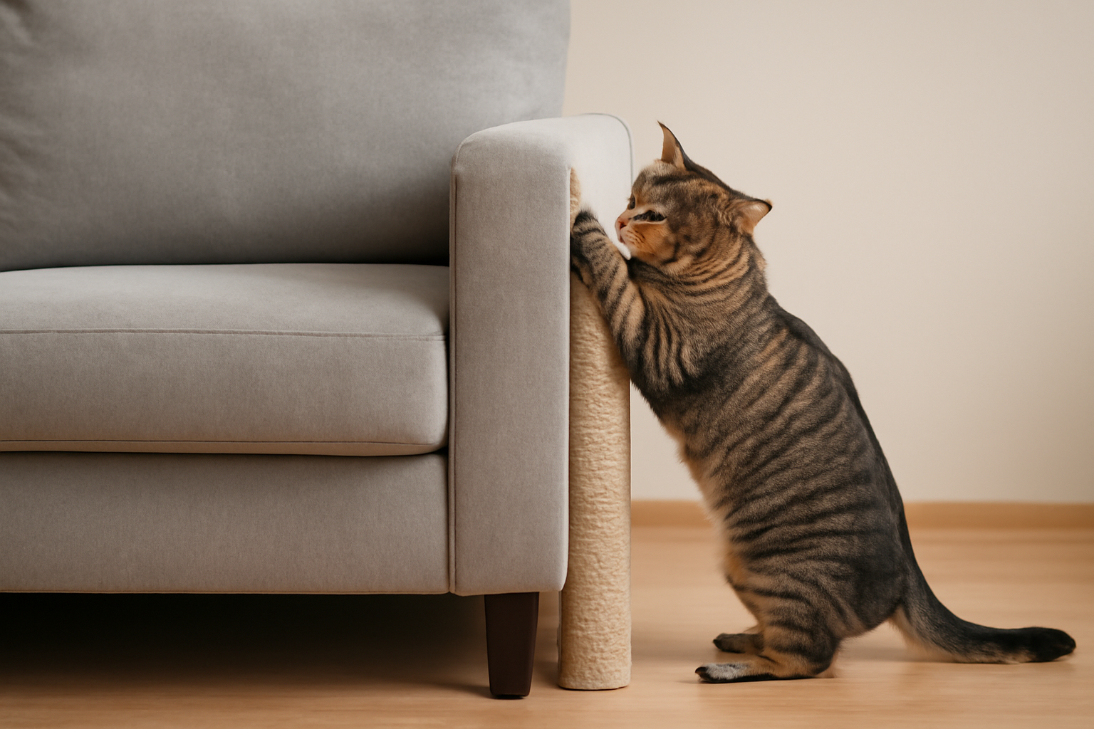 猫の爪研ぎをソファからしつける方法は？