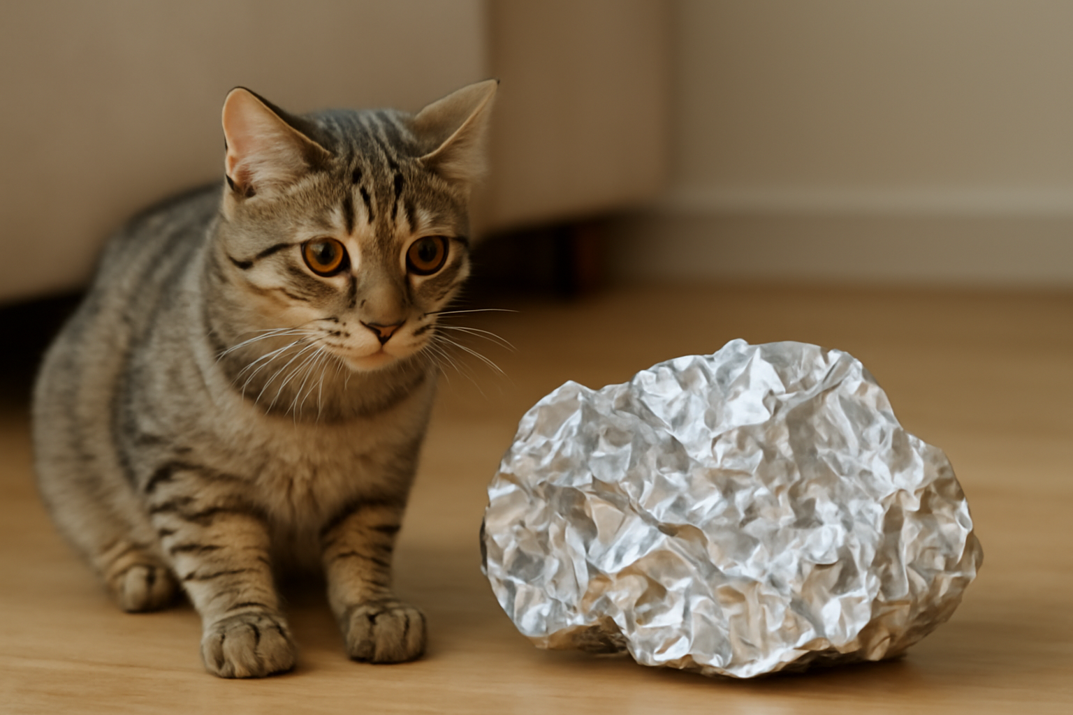 猫のしつけにアルミホイルは効果ある？