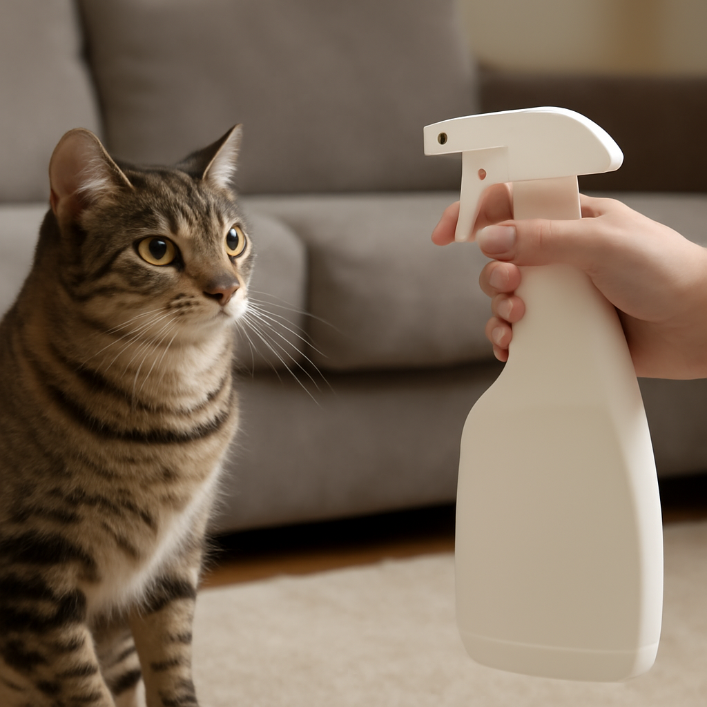 猫のしつけスプレーは「環境づくりの補助」として使うのが適切です