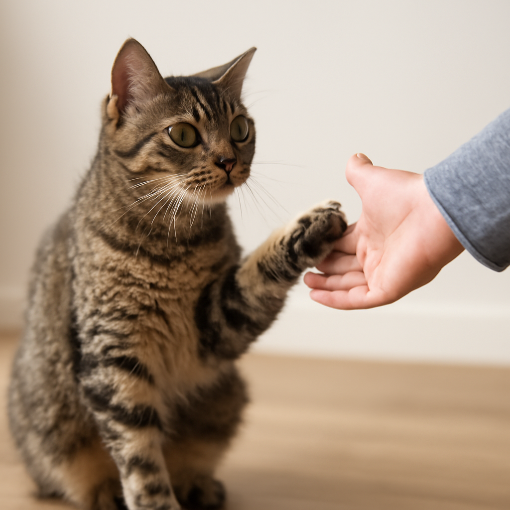 猫さんに伝わりやすい理由は「学習の特性」と「ストレス回避」にあります