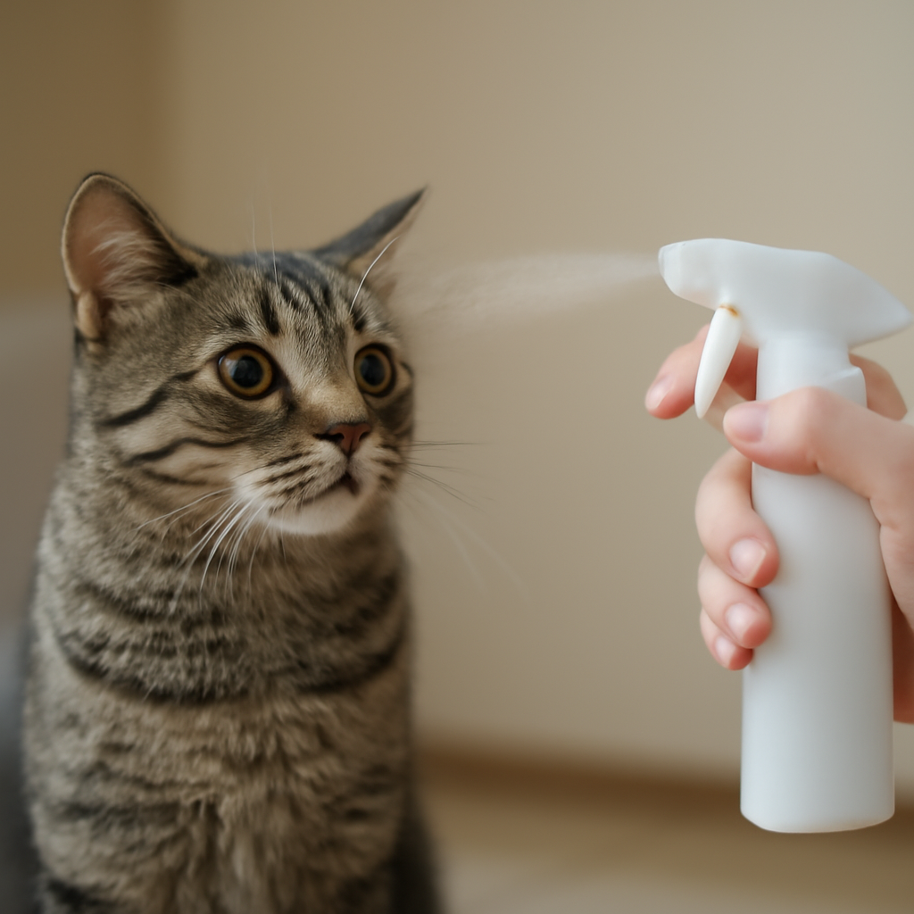 猫のしつけスプレーが効きやすい理由と、効きにくいケースがあります