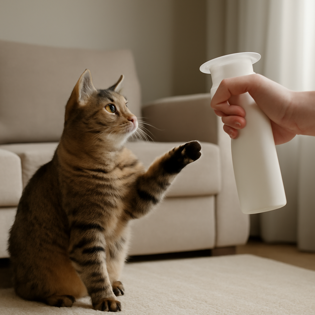 室内のしつけスプレーは「限定的に使う」が基本です