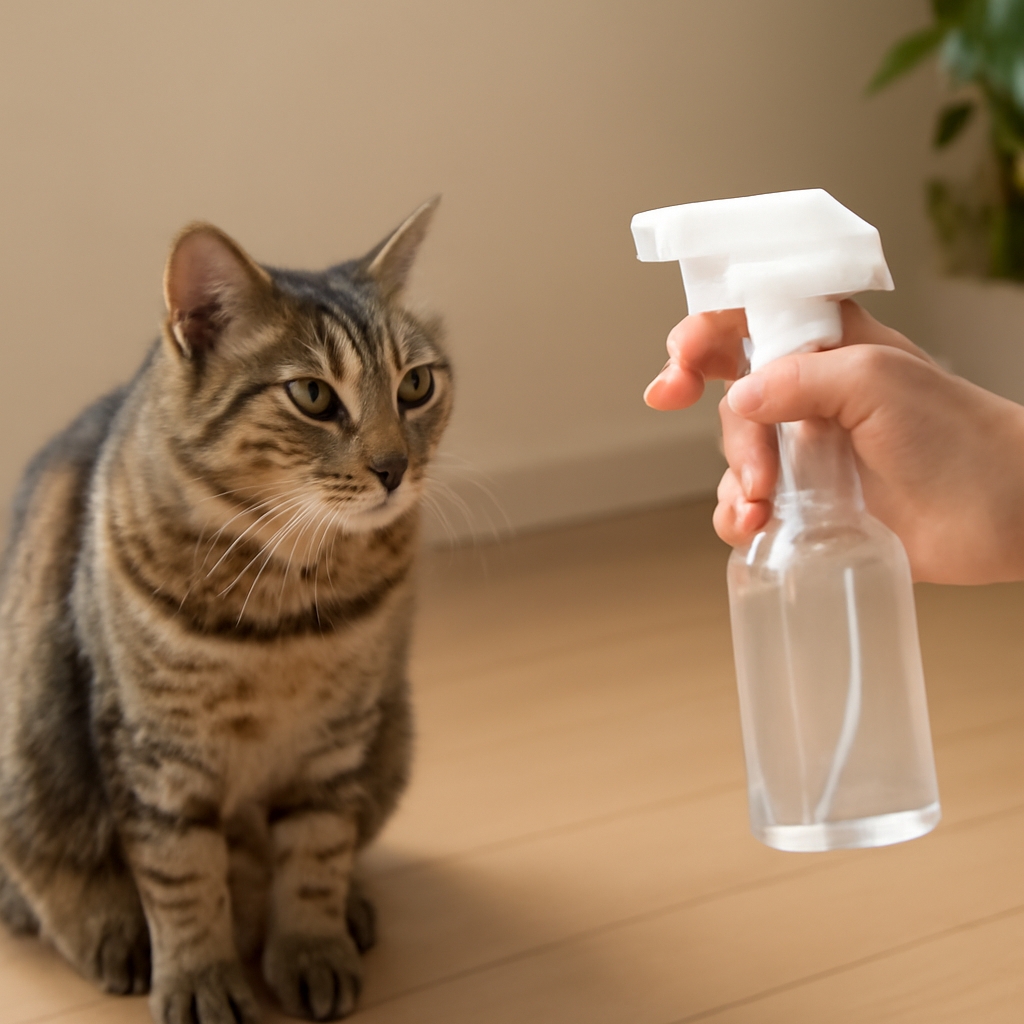 手作りスプレーは「場所の学習」を助ける補助策として有効です