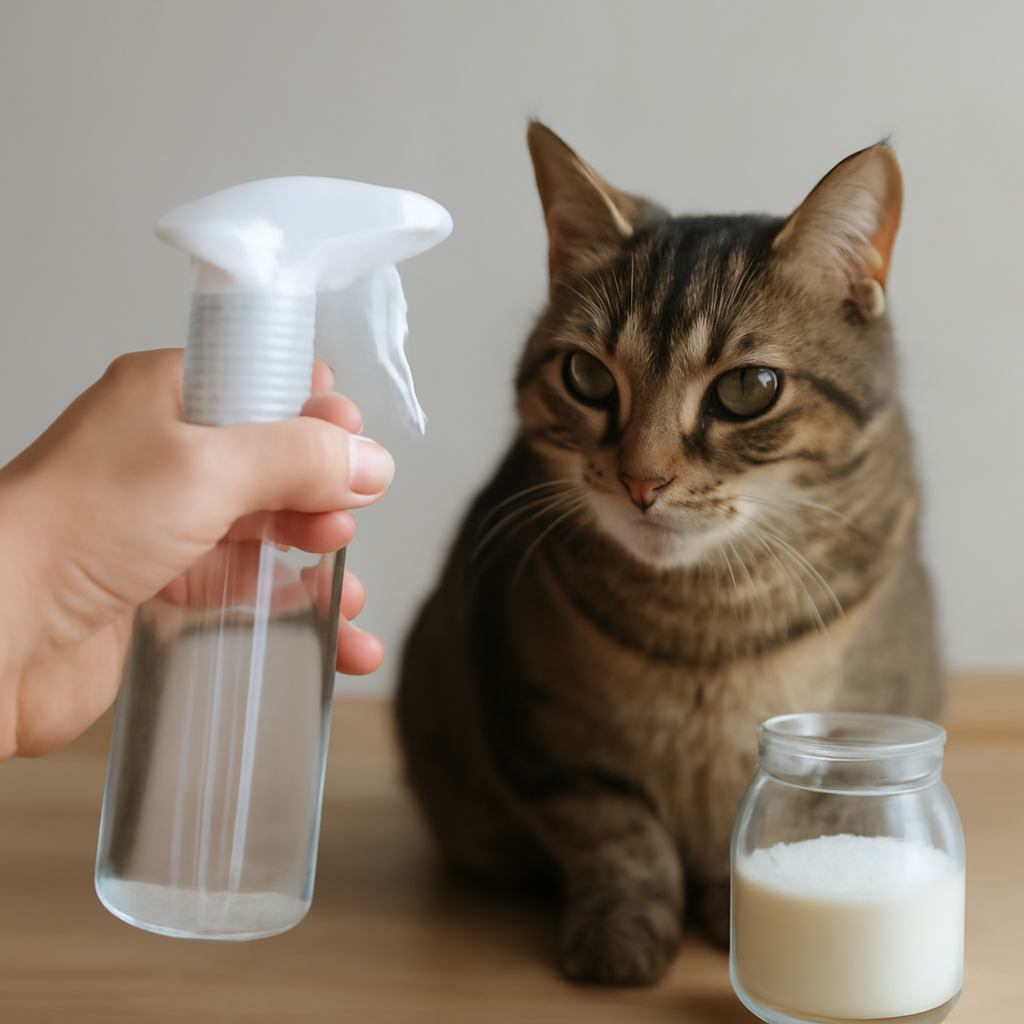 猫 しつけ スプレー 手作りのレシピと使い方の具体例