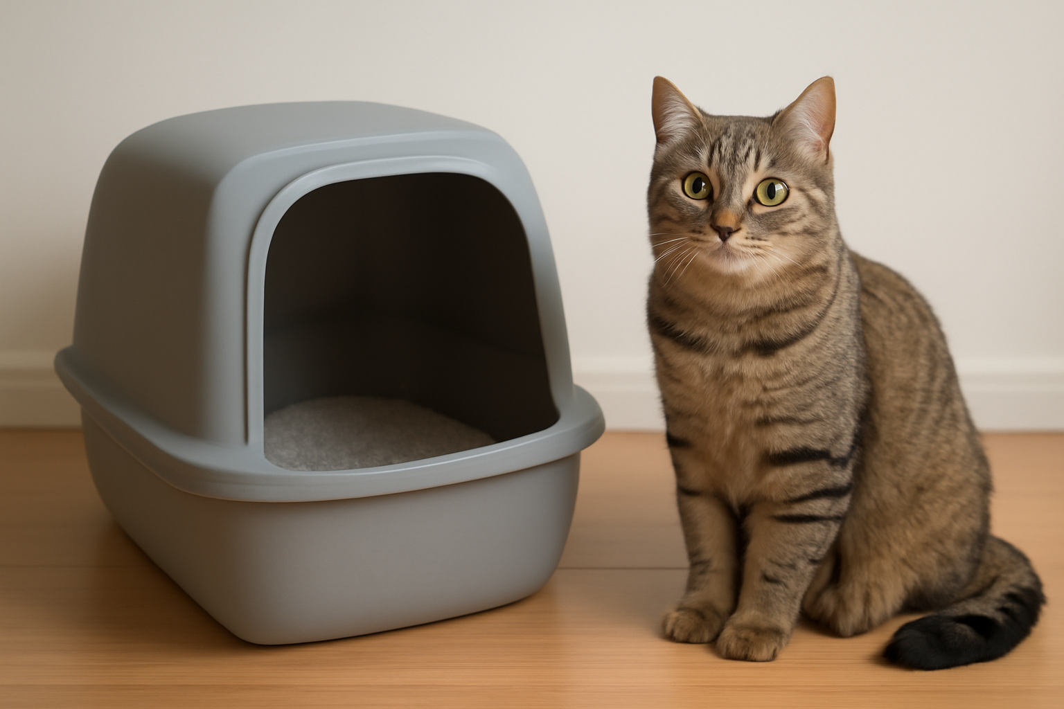 成猫さんのトイレしつけは「再学習」と「環境最適化」で進めます