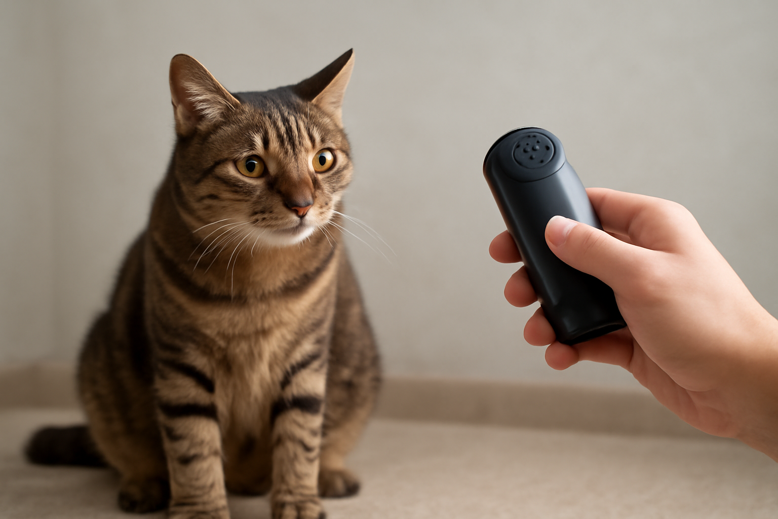 猫が嫌がる音を使ったしつけは効果的な方法です