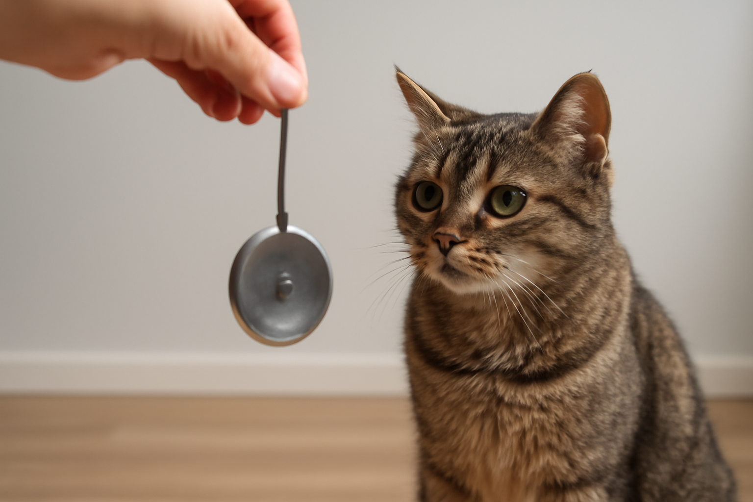 金属音を使った猫のしつけは推奨されていません