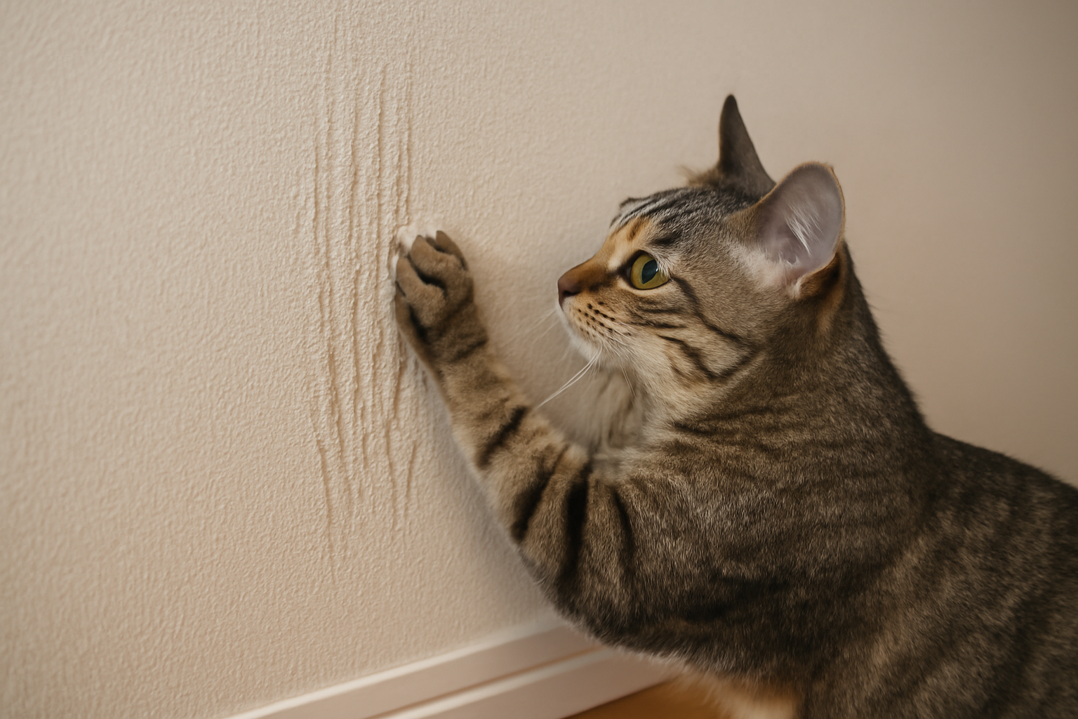 壁での爪研ぎを防ぐ具体的な対策方法