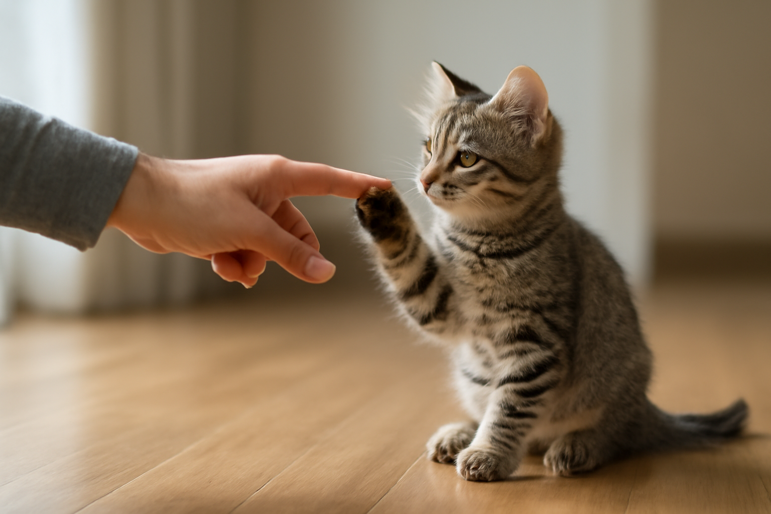 なぜ5ヶ月の子猫でもしつけが可能なのか