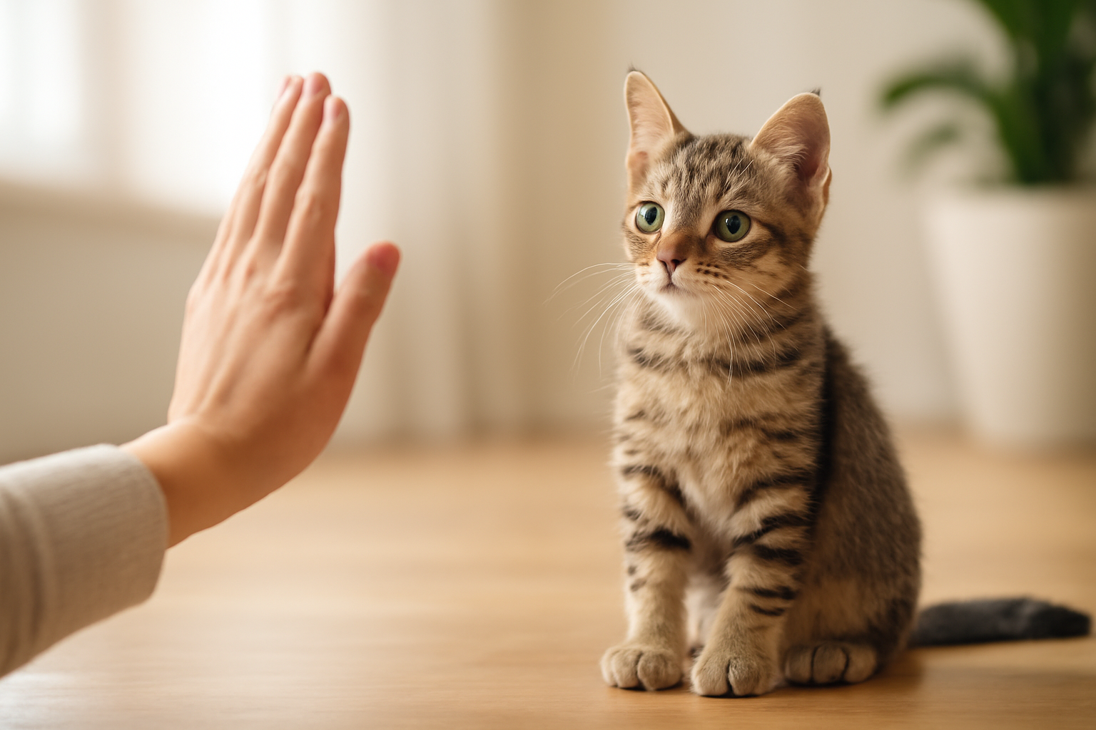 5ヶ月の子猫に優先すべき5つの基本しつけ