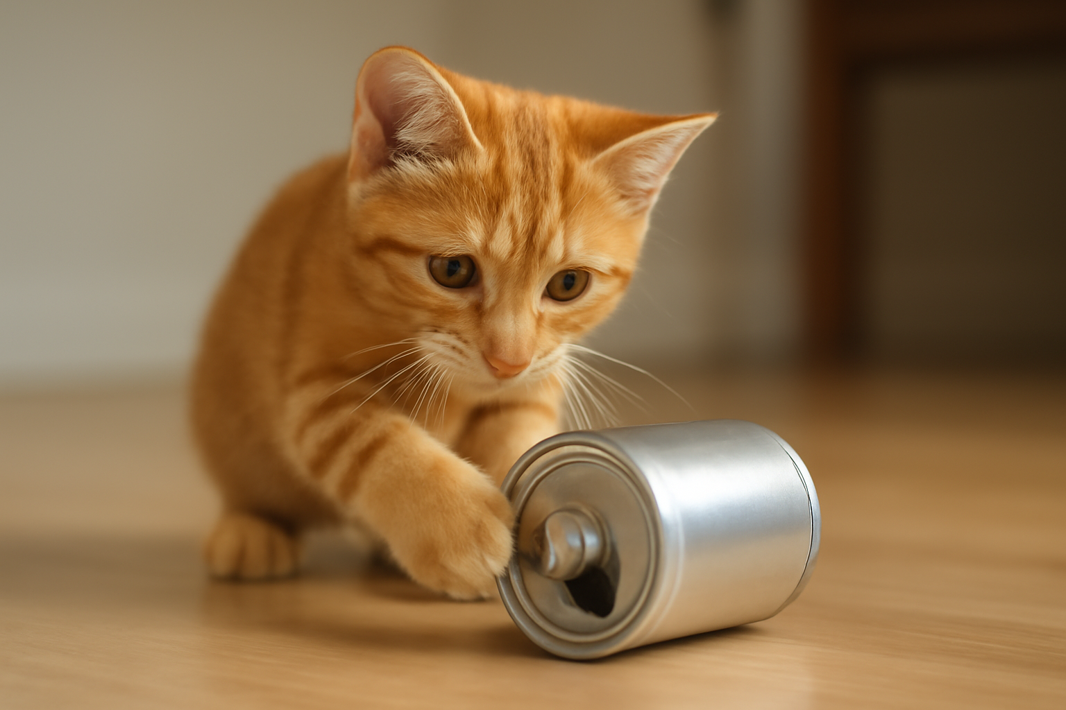 空き缶が猫のしつけに効果的な理由